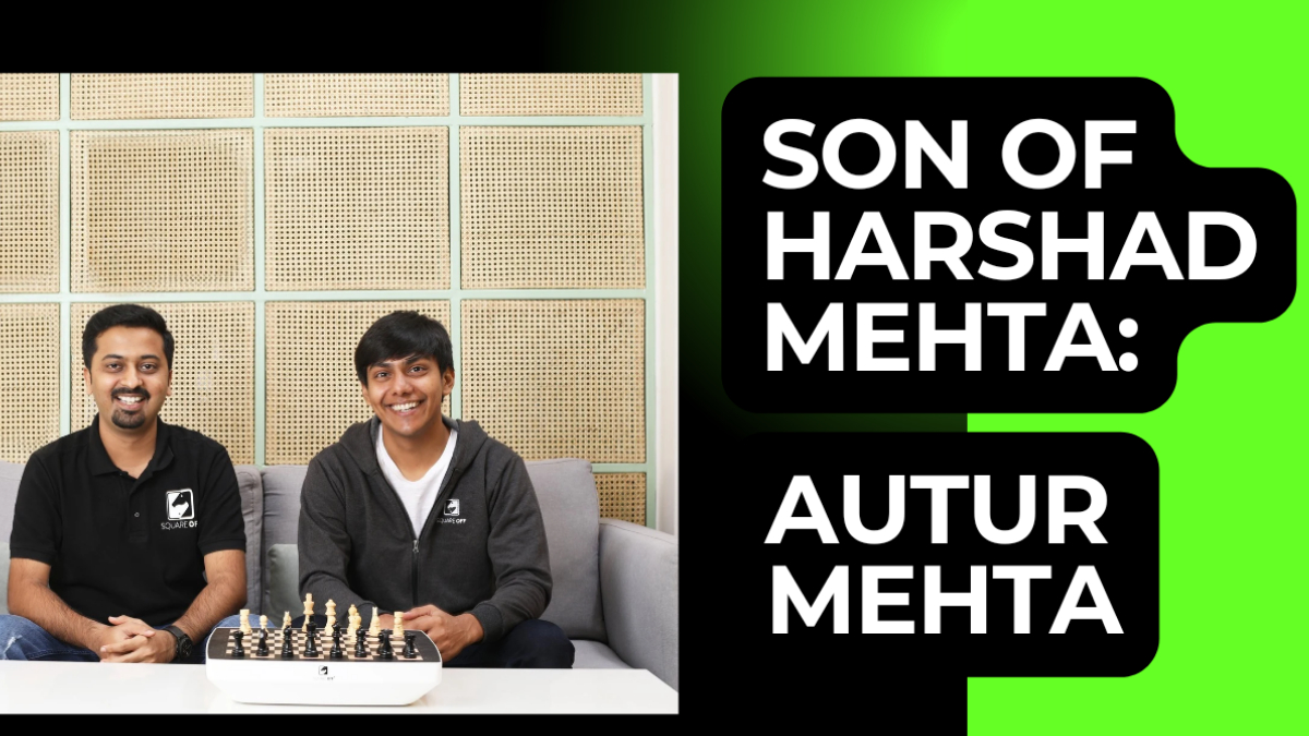 The son of Harshad Mehta: Autur Mehta sitted with his friends