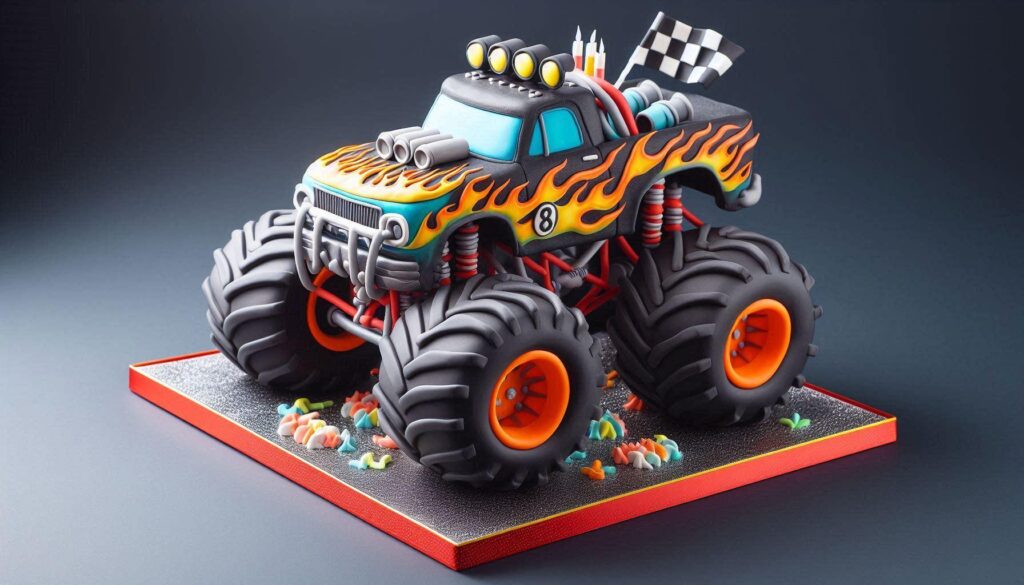 Monster Truck Cake