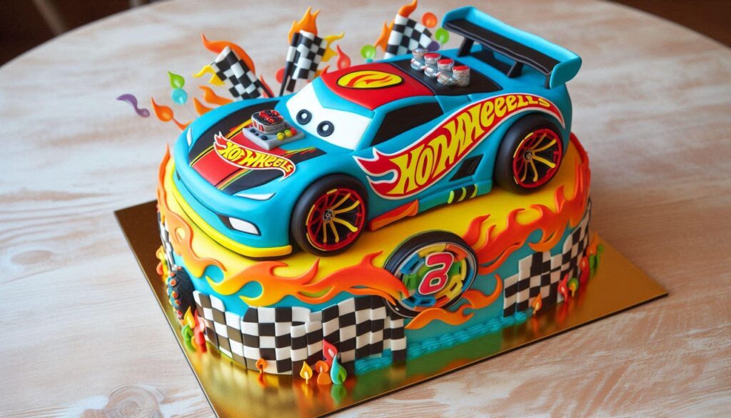 Hot Wheels Cake